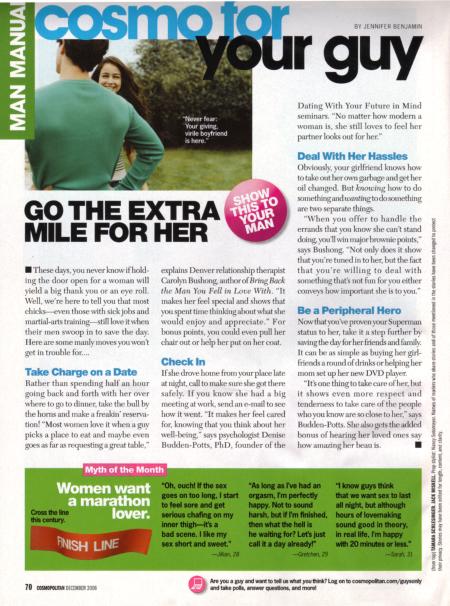 Cosmopolitan – December 2006