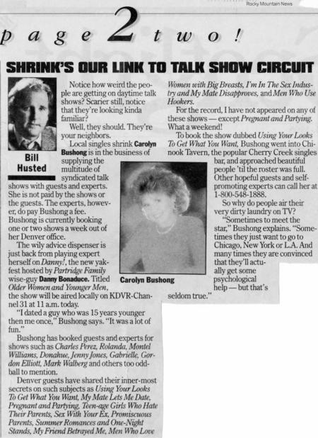 Rocky Mountain News – October 1995